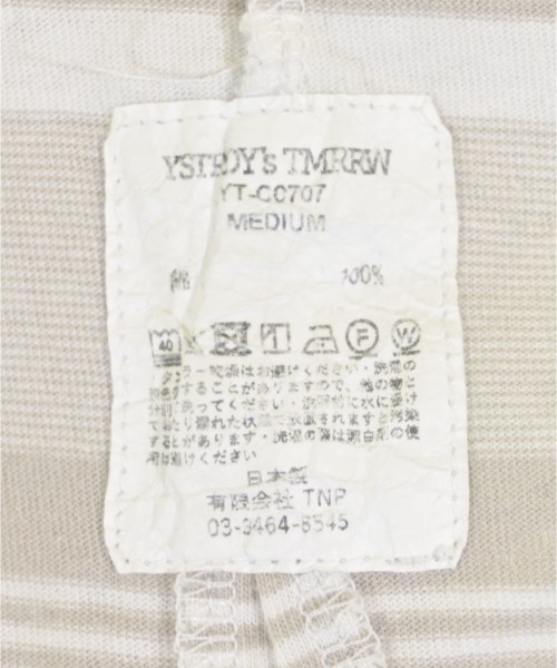 YSTRDY'S TMRRW（イエスタデイトゥモロー）Tシャツ・カットソー グレー サイズ:M メンズ/2200720701043