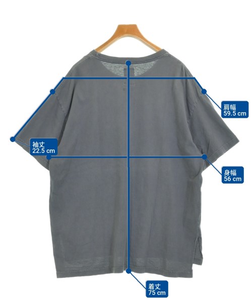 YSTRDY'S TMRRW（イエスタデイトゥモロー）Tシャツ・カットソー グレー サイズ:M メンズ/2200722677070