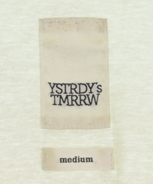 YSTRDY'S TMRRW（イエスタデイトゥモロー）Tシャツ・カットソー 白 サイズ:M メンズ/2200722677087