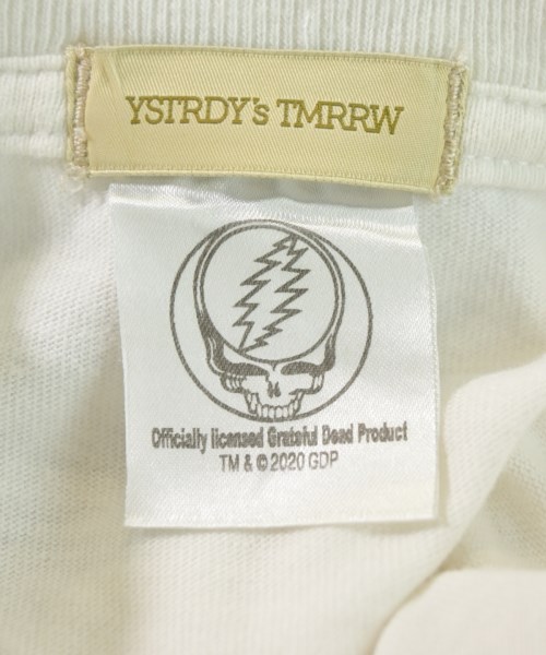 YSTRDY'S TMRRW（イエスタデイトゥモロー）Tシャツ・カットソー 白 サイズ:S メンズ/2200722304365