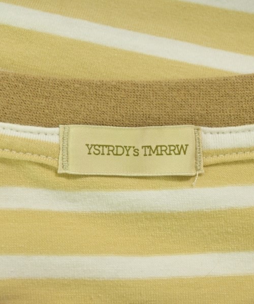 YSTRDY'S TMRRW（イエスタデイトゥモロー）Tシャツ・カットソー ベージュ サイズ:M メンズ/2200721214696