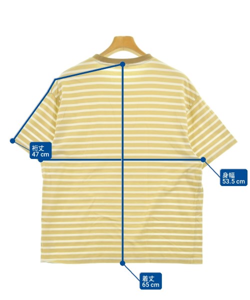 YSTRDY'S TMRRW（イエスタデイトゥモロー）Tシャツ・カットソー ベージュ サイズ:M メンズ/2200721214696
