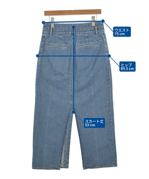 Rito（リト）ロング・マキシ丈スカート 青 サイズ:36(S位) レディース/2200618431014