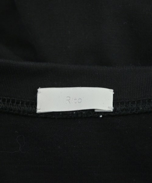 Rito（リト）Tシャツ・カットソー 黒 サイズ:38(M位) レディース/2200669476095