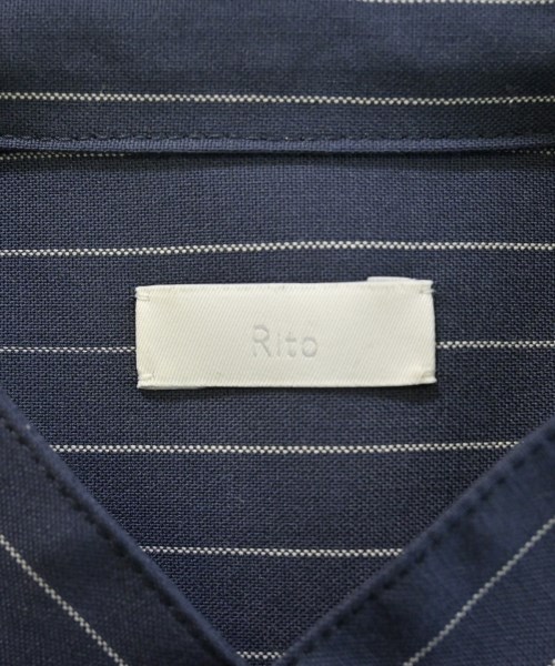 Rito（リト）シャツワンピース 紺 サイズ:F レディース/2200669476194