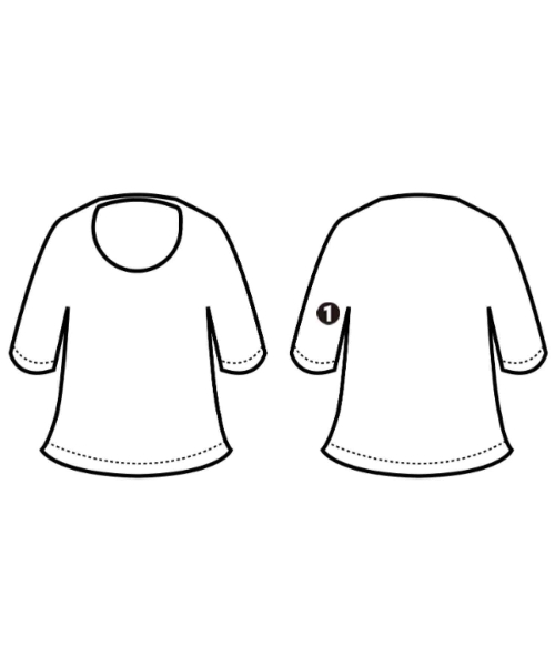 Rito（リト）ブラウス 茶 サイズ:36(S位) レディース/2200676308044