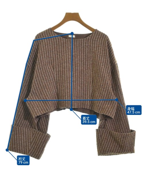 Rito（リト）ブラウス 茶 サイズ:36(S位) レディース/2200676308044