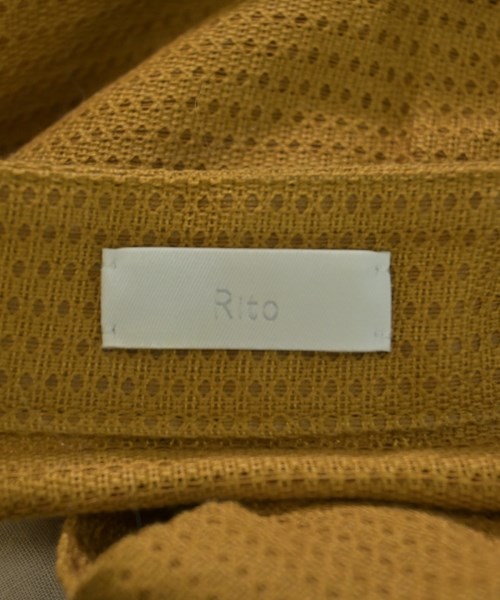 Rito（リト）ブラウス 茶 サイズ:F レディース/2200655232049