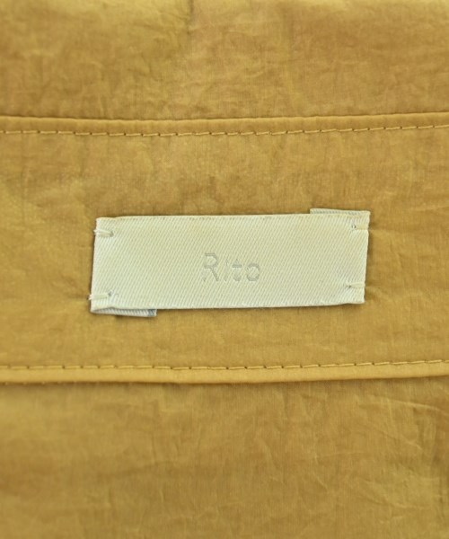 Rito（リト）カジュアルシャツ オレンジ サイズ:38(M位) レディース/2200632065066