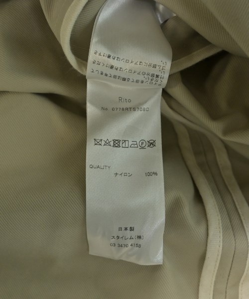 Rito（リト）トレンチコート グレー サイズ:38(M位) レディース/2200646958194