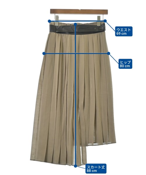 Rito（リト）ロング・マキシ丈スカート ベージュ サイズ:36(S位) レディース/2200640609023