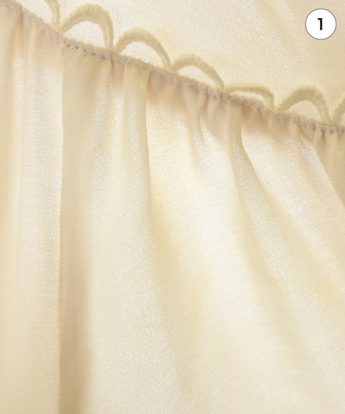 IENA LA BOUCLE（イエナラブークル）ブラウス ベージュ サイズ:F レディース/2200620007214