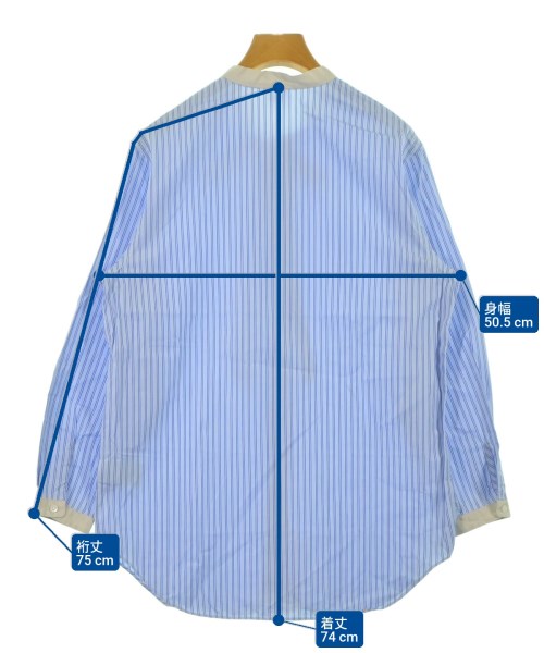 IENA LA BOUCLE（イエナラブークル）カジュアルシャツ 青 サイズ:-(M位) レディース/2200619597290