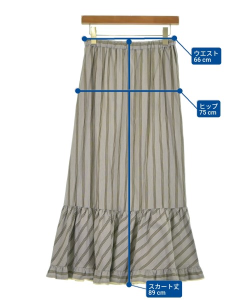 IENA LA BOUCLE（イエナラブークル）ロング・マキシ丈スカート 紺 サイズ:38(M位) レディース/2200608653013