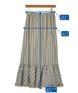 IENA LA BOUCLE（イエナラブークル）ロング・マキシ丈スカート 紺 サイズ:38(M位) レディース/2200608653013