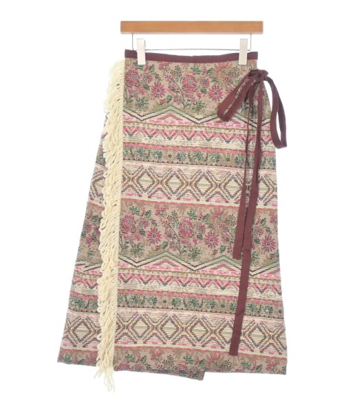 IENA LA BOUCLE(イエナラブークル)ロング・マキシ丈スカート 白 サイズ:F/2200672705229