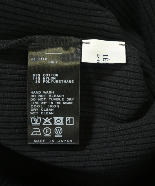 IENA LA BOUCLE（イエナラブークル）Tシャツ・カットソー 黒 サイズ:F レディース/2200694920372