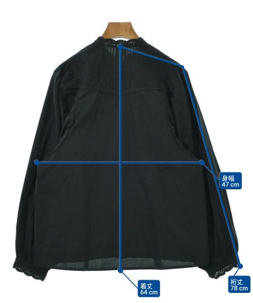 IENA LA BOUCLE（イエナラブークル）ブラウス 黒 サイズ:F レディース/2200653951119