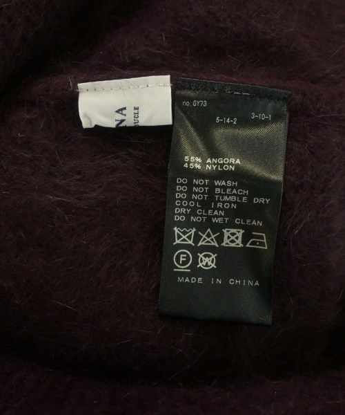 IENA LA BOUCLE（イエナラブークル）ニット・セーター 紫 サイズ:-(XL位) レディース/2200643034181