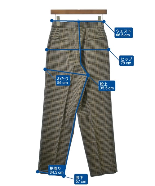 IENA LA BOUCLE（イエナラブークル）クロップドパンツ ベージュ サイズ:36(S位) レディース/2200651582032