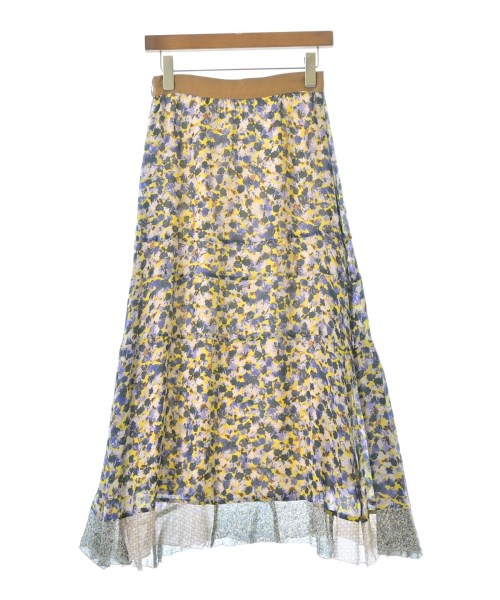 IENA LA BOUCLE（イエナラブークル）ロング・マキシ丈スカート 紫 サイズ:36(S位) レディース/2200668522052