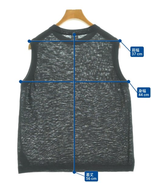 IENA LA BOUCLE（イエナラブークル）ベスト 黒 サイズ:F レディース/2200670526123