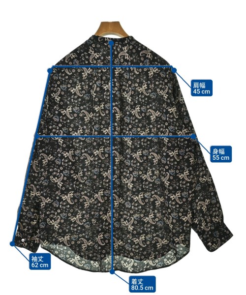 IENA LA BOUCLE（イエナラブークル）カジュアルシャツ 黒 サイズ:3(L位) メンズ/2200653435343