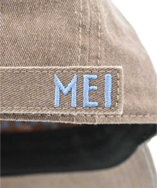 MEI（メイ）キャップ 茶 サイズ:- メンズ/2200642187116