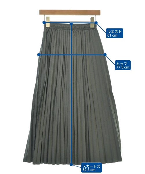 MEI（メイ）ロング・マキシ丈スカート グレー サイズ:F レディース/2200613481021