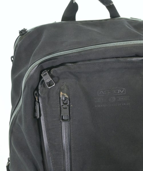 AS2OV（アッソブ）バックパック・リュック 黒 サイズ:- メンズ/2200620451215