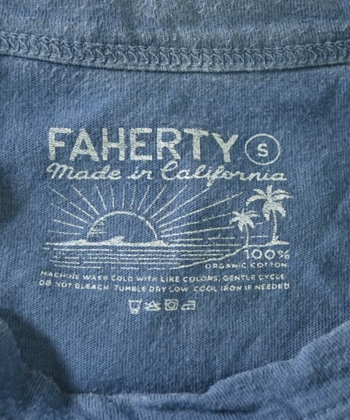 FAHERTY（ファレティ）Tシャツ・カットソー 青 サイズ:S メンズ/2200688139087