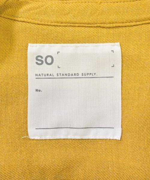 STANDARD SUPPLY（スタンダードサプライ）カジュアルシャツ 黄 サイズ:F レディース/2200635929099