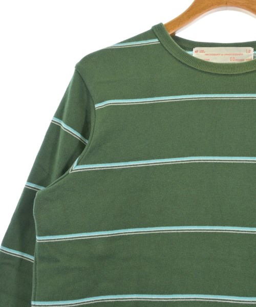 NECESSARY OR UNNECESSARY（ネセサリーオアアンネセサリー）Tシャツ・カットソー 緑 サイズ:2(M位) メンズ/2200622394114