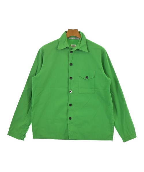 NECESSARY OR UNNECESSARY(ネセサリーオアアンネセサリー)カジュアルシャツ 緑 サイズ:1(S位)/2200644280068