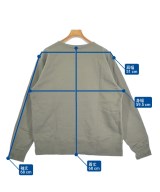 NECESSARY OR UNNECESSARY（ネセサリーオアアンネセサリー）スウェット カーキ サイズ:XL メンズ/2200675663212