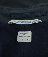 NECESSARY OR UNNECESSARY（ネセサリーオアアンネセサリー）ステンカラーコート 紺 サイズ:2(M位) メンズ/2200684771021