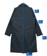 NECESSARY OR UNNECESSARY（ネセサリーオアアンネセサリー）ステンカラーコート 紺 サイズ:2(M位) メンズ/2200684771021