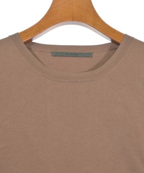 B ability（ビーアビリティ）ニット・セーター 茶 サイズ:38(M位) レディース/2200630579145