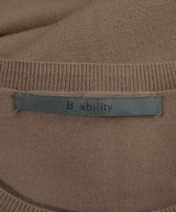 B ability（ビーアビリティ）ニット・セーター 茶 サイズ:38(M位) レディース/2200630579145
