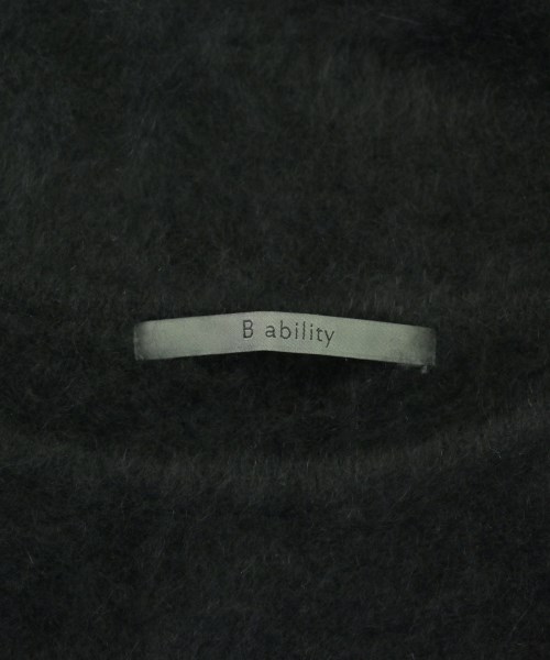 B ability（ビーアビリティ）ニット・セーター 黒 サイズ:38(M位) レディース/2200722439043