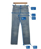 woadblue（ウォードブルー）デニムパンツ 青 サイズ:26(M位) レディース/2200611216038