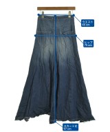 woadblue（ウォードブルー）ロング・マキシ丈スカート 紺 サイズ:M レディース/2200612647046