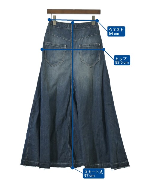 woadblue（ウォードブルー）ロング・マキシ丈スカート 青 サイズ:S レディース/2200656110056