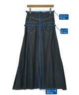 woadblue（ウォードブルー）ロング・マキシ丈スカート 紺 サイズ:M レディース/2200704234109