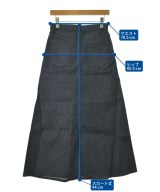 woadblue（ウォードブルー）ロング・マキシ丈スカート 紺 サイズ:S レディース/2200691605845