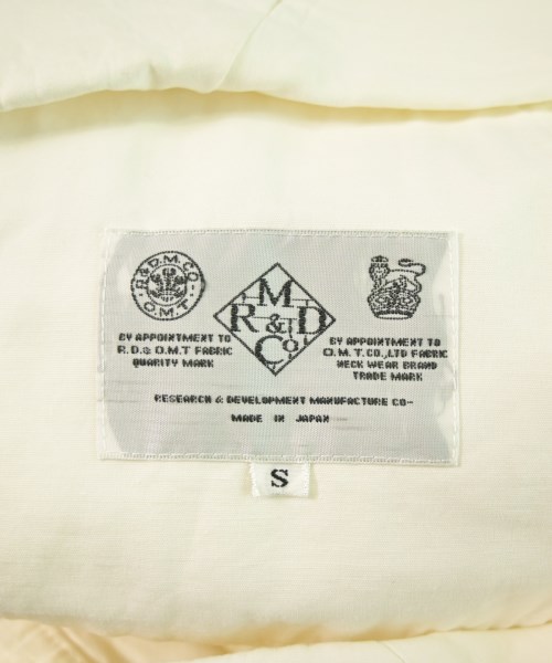 R&D.M.Co（オールドマンズテイラー）ステンカラーコート 白 サイズ:S メンズ/2200640718022