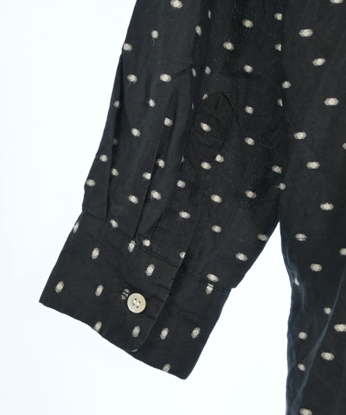 値下げ【美品】R&D.M.Co- シャツワンピース　黒 オールドマンズテーラー R&D.M.Co シルク混 シャツワンピース ブラック