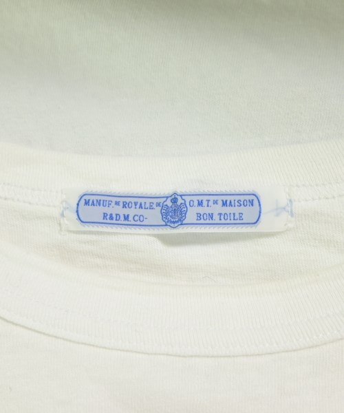 R&D.M.Co（オールドマンズテイラー）Tシャツ・カットソー 白 サイズ:-(XS位) メンズ/2200612857094
