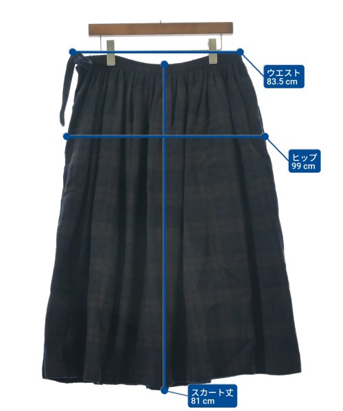 R&D.M.Co（オールドマンズテイラー）ロング・マキシ丈スカート 茶 サイズ:-(XL位) レディース/2200650358034