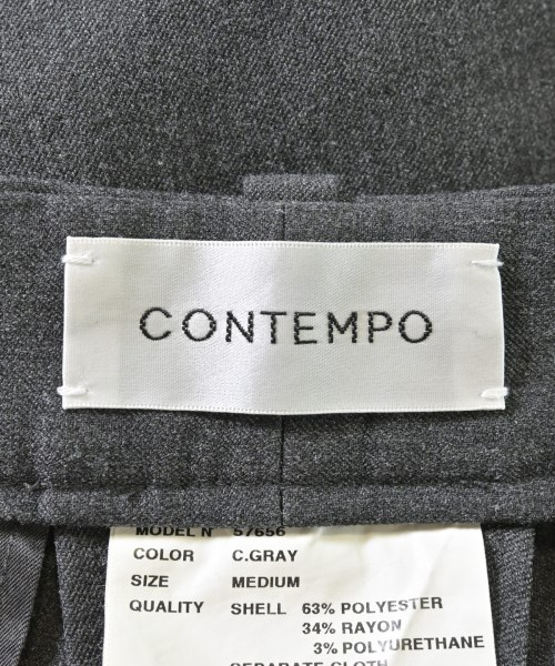 CONTEMPO（コンテンポ）スラックス グレー サイズ:M メンズ/2200606836135